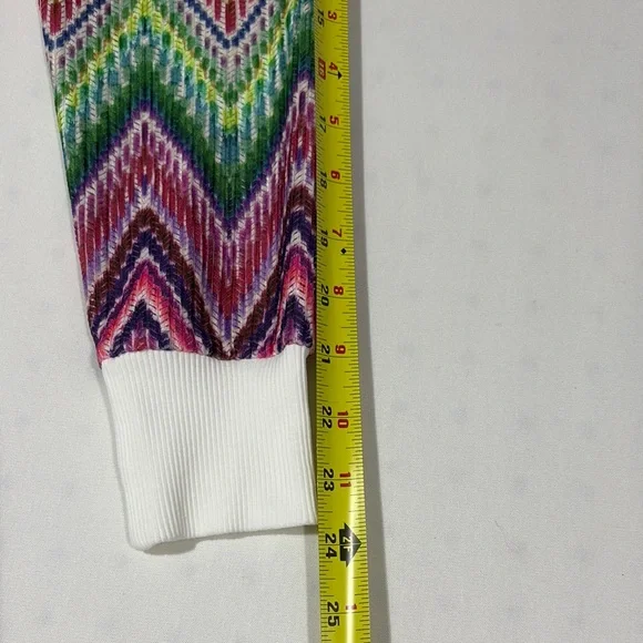 LILI SIDONIO Colorful Zigzag Patterned Sweater S - Picture 10 of 11